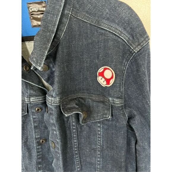Gap 1969 dark indigo denim Jacket size medium. - Picture 5 of 6